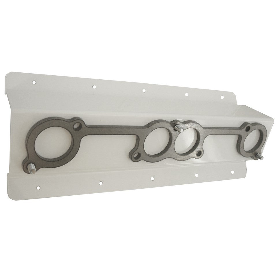 Header Mount Chevy Spread Port A - White