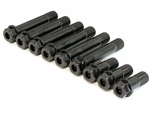 Blacked Out 9/16 Hex Rad Rod Kit