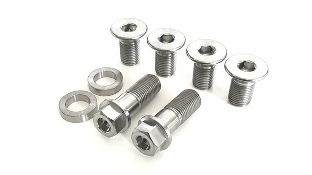 Cool D Bracket Kit Inc Bolts & Ti Spacer