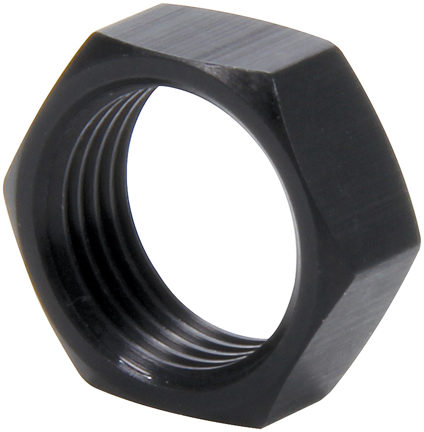 Jam Nut Black 5/8 Lite Weight Aluminum 3/4" Hex LH - 10 Pack