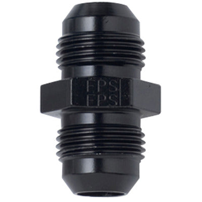 Adapter Straight, 6 AN Male to 6 AN Male Black