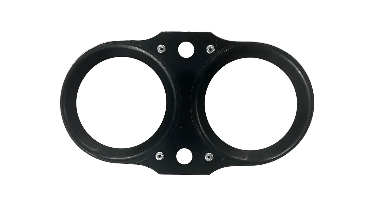 Countersunk Black Gauge Panel
