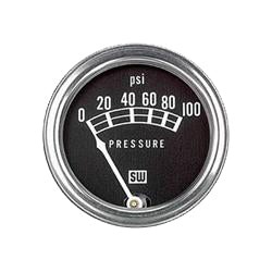 Stewart Warner Small Oil Pressure Gauge