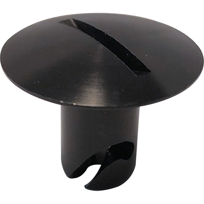 Dzus 7/16in Aluminium Large Oval Head - Black
