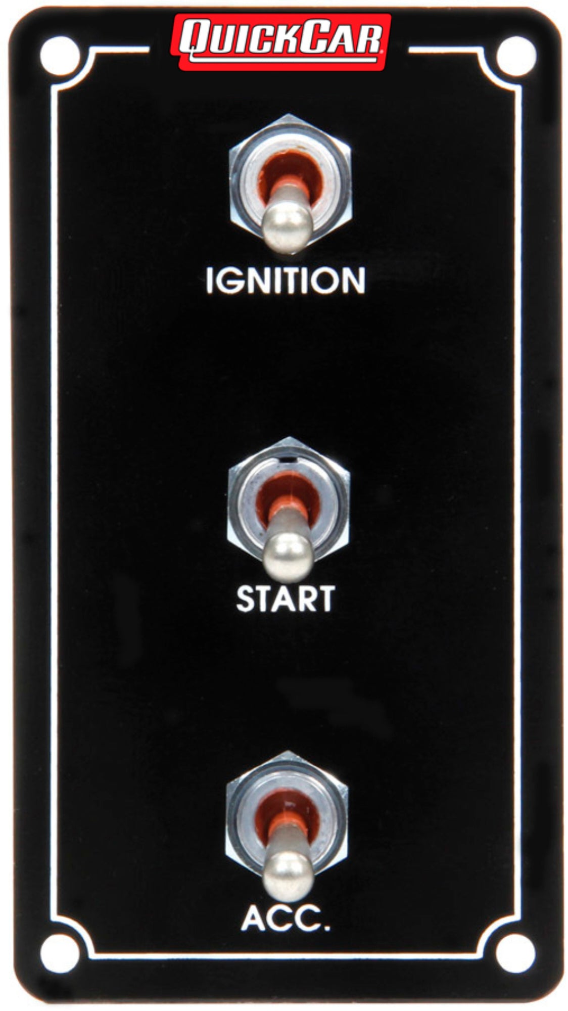 Extreme Switch Panel, Dash Mount, 2.5 x 4.625in, Black