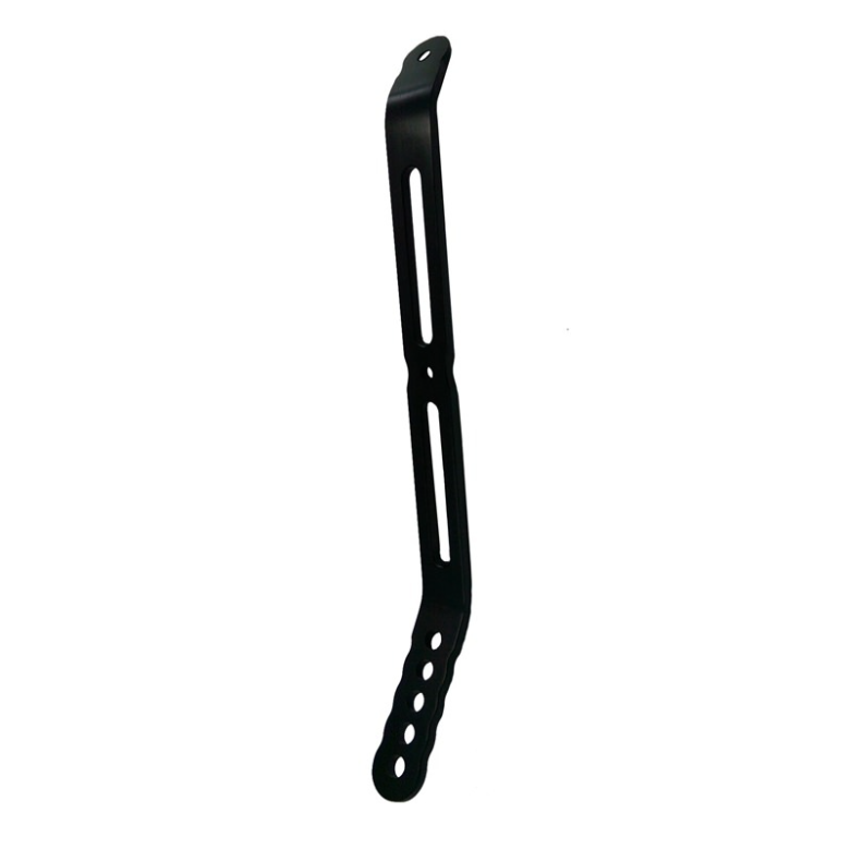 Wing Strap, Bent, Adjustable 8.5-10.5, Aluminium, Black