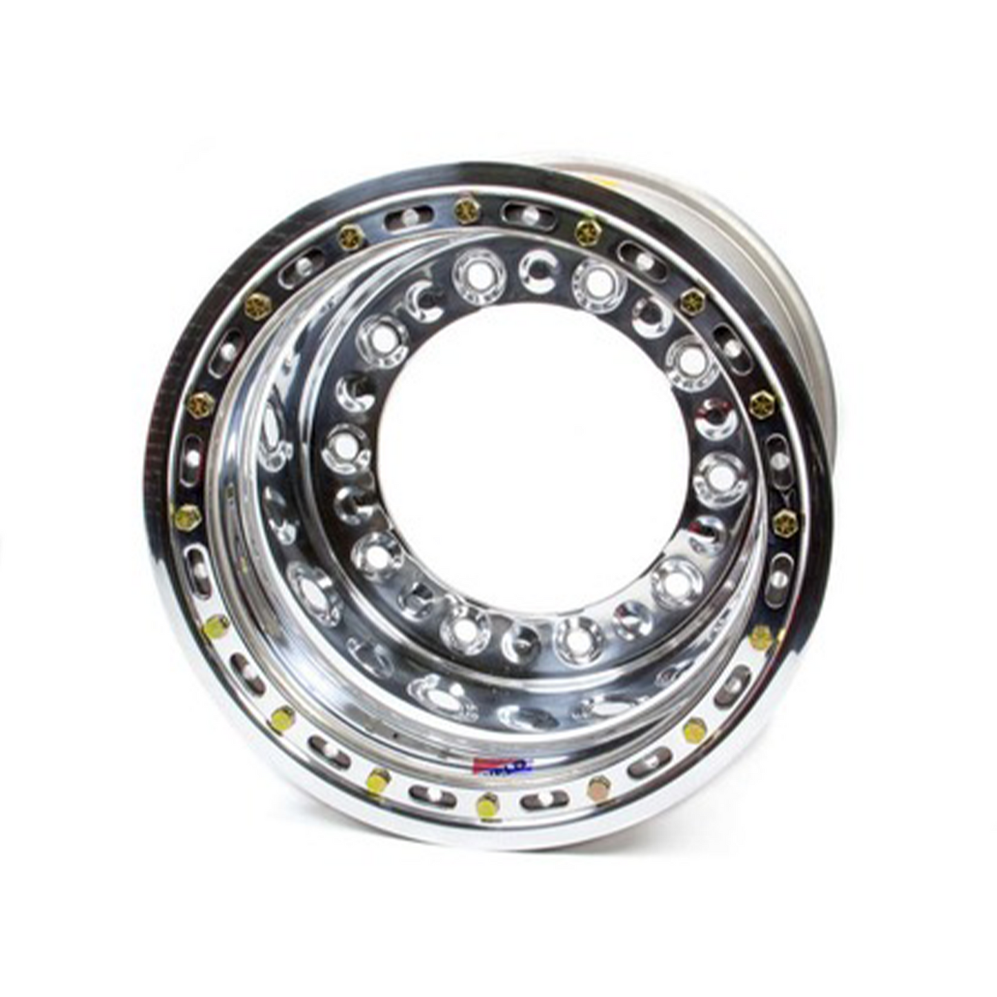 Wheel, Wide 5 HS, 15 x 12 in, 5.000 in Backspace, Wide 5 Bolt Pattern, Beadlock, Aluminum, Polished