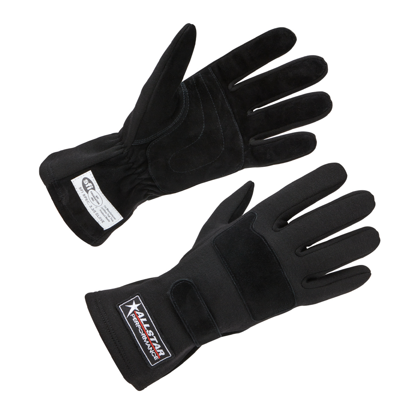 ALLSTAR Racing Gloves SFI 3.3/5 Double Layer Black