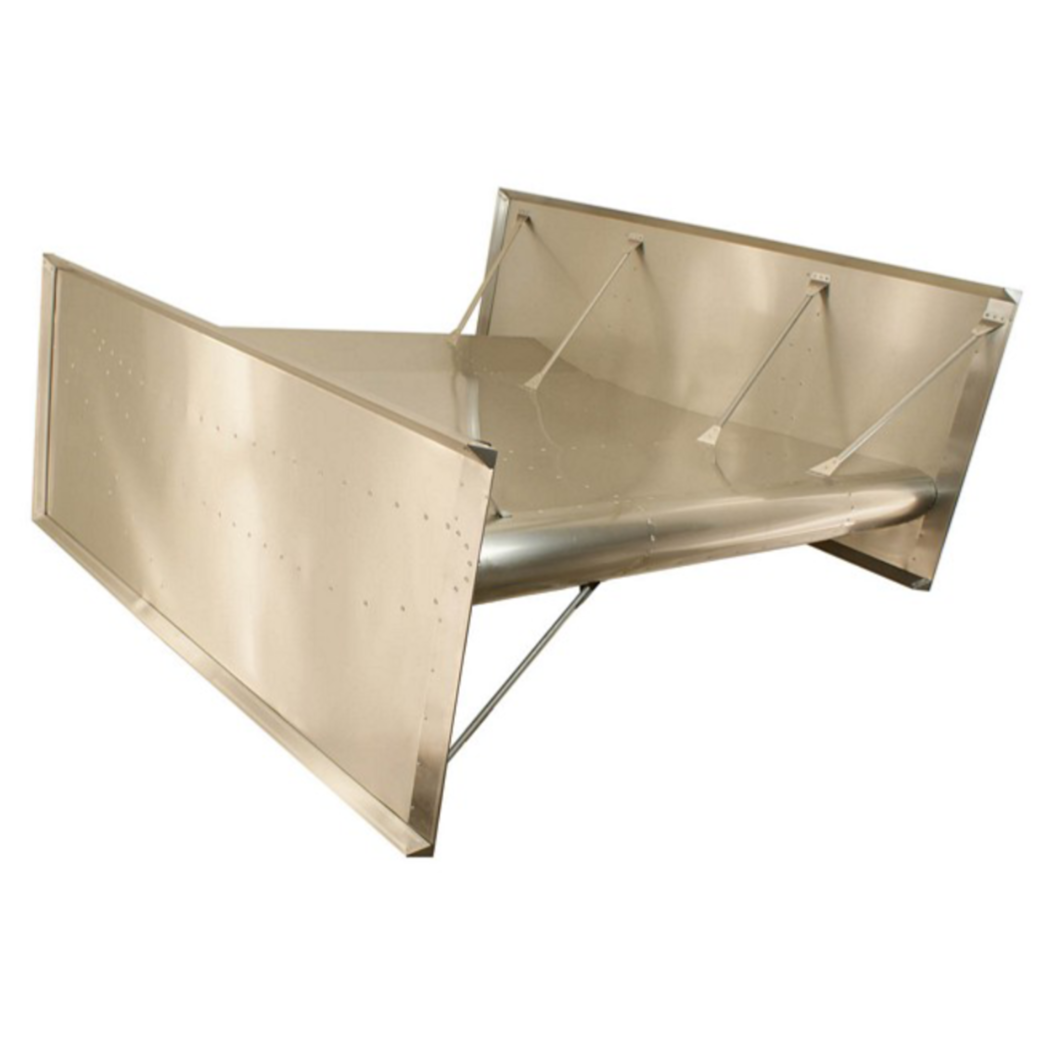 HRP Sprint Car Top Wing Flat Pointed Nose Flat Pack Kit- Assembley Required