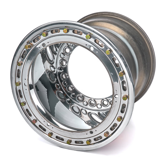 Wide 5 Wheel 15 x 14in 5in BS - Beadlock & Black Cover