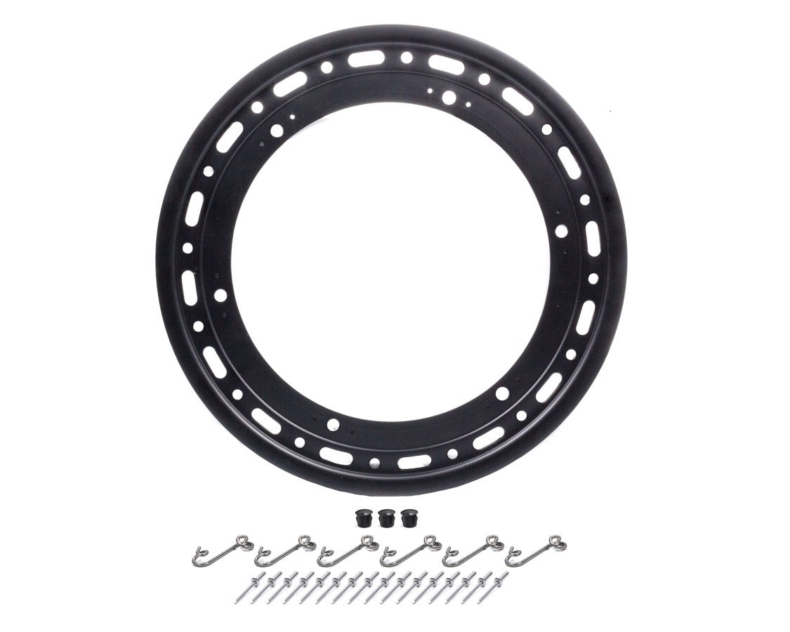 Weld Bolt-On Black Beadlock Ring for 6-Hole Wheel Cover