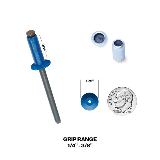 Small Head Rivets 3/16 - Box Of 250