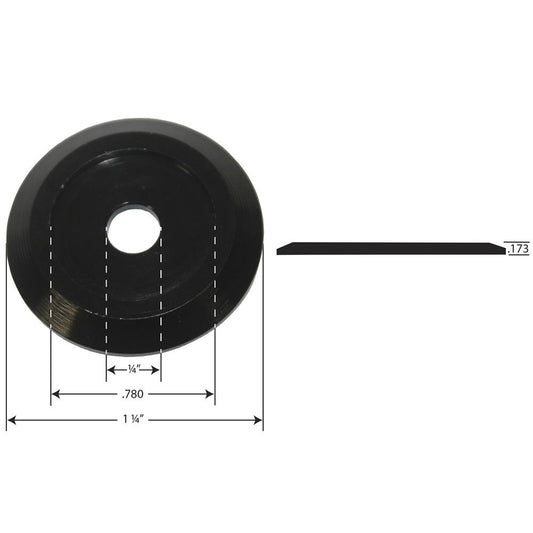 Body Bolt Washer 1-1/4 10 Pack