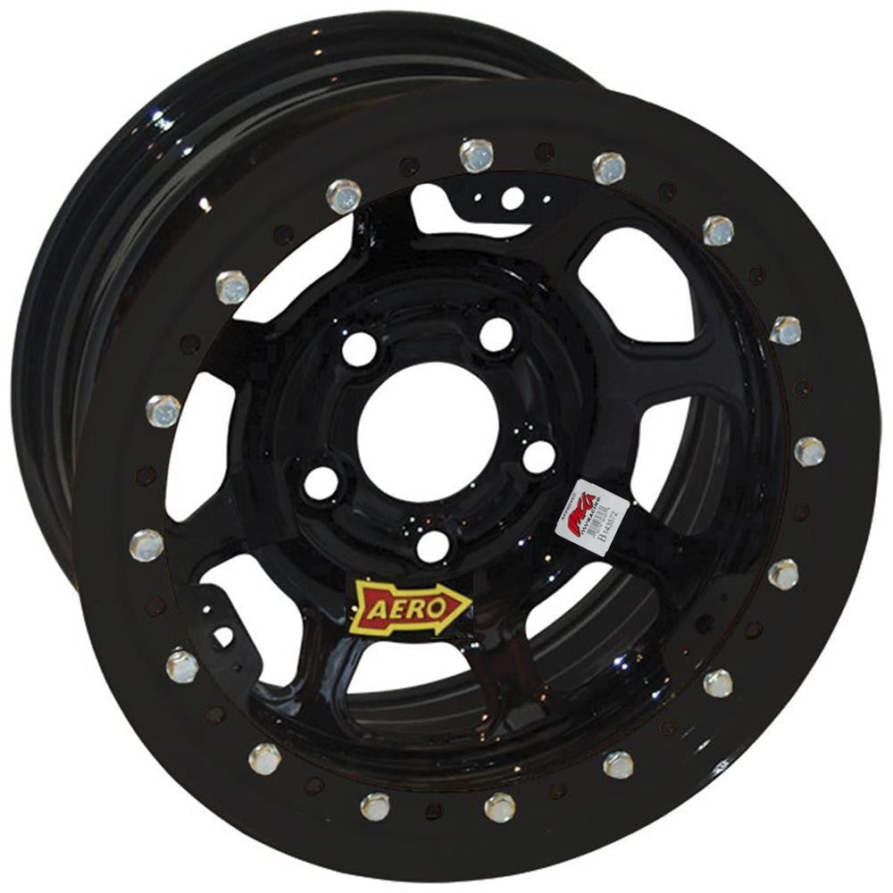 Aero 53 Series - Black - Beadlock - 5 X 5 - 2 Off - Imca