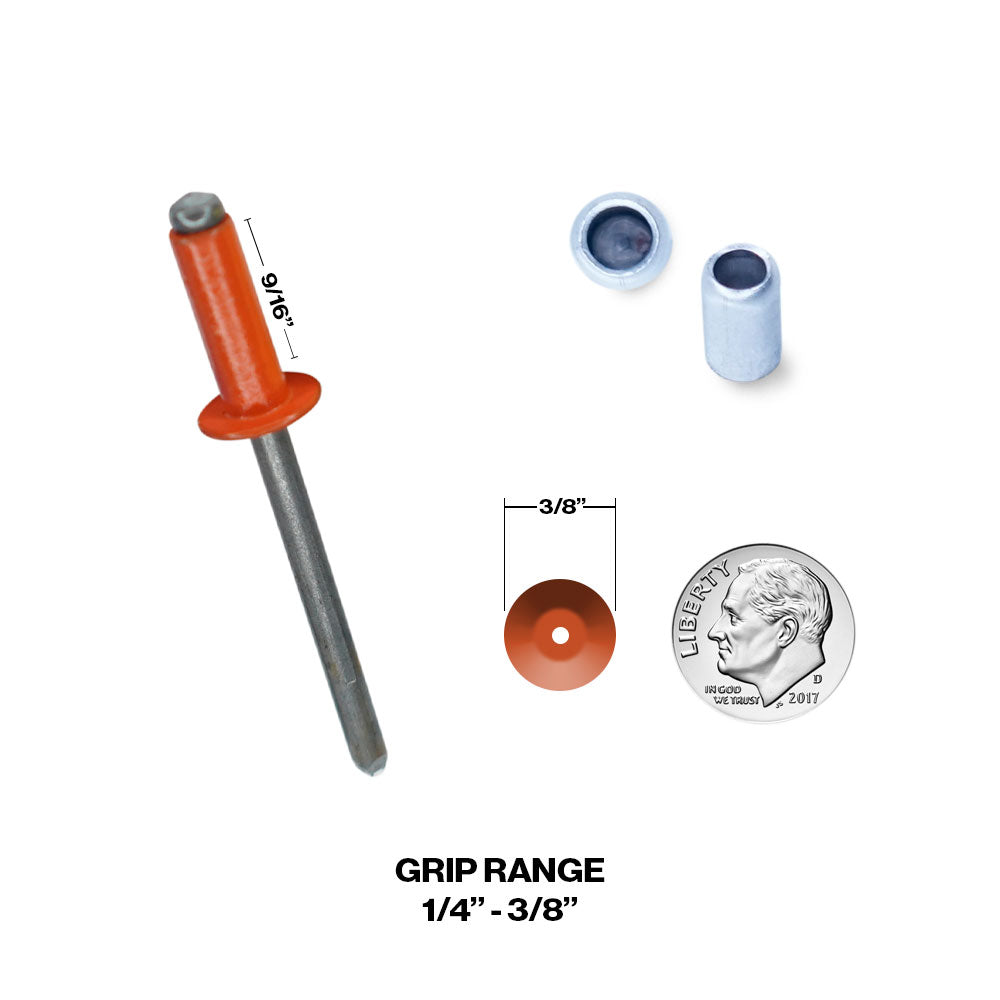 Small Head Rivets 3/16 - Box Of 250