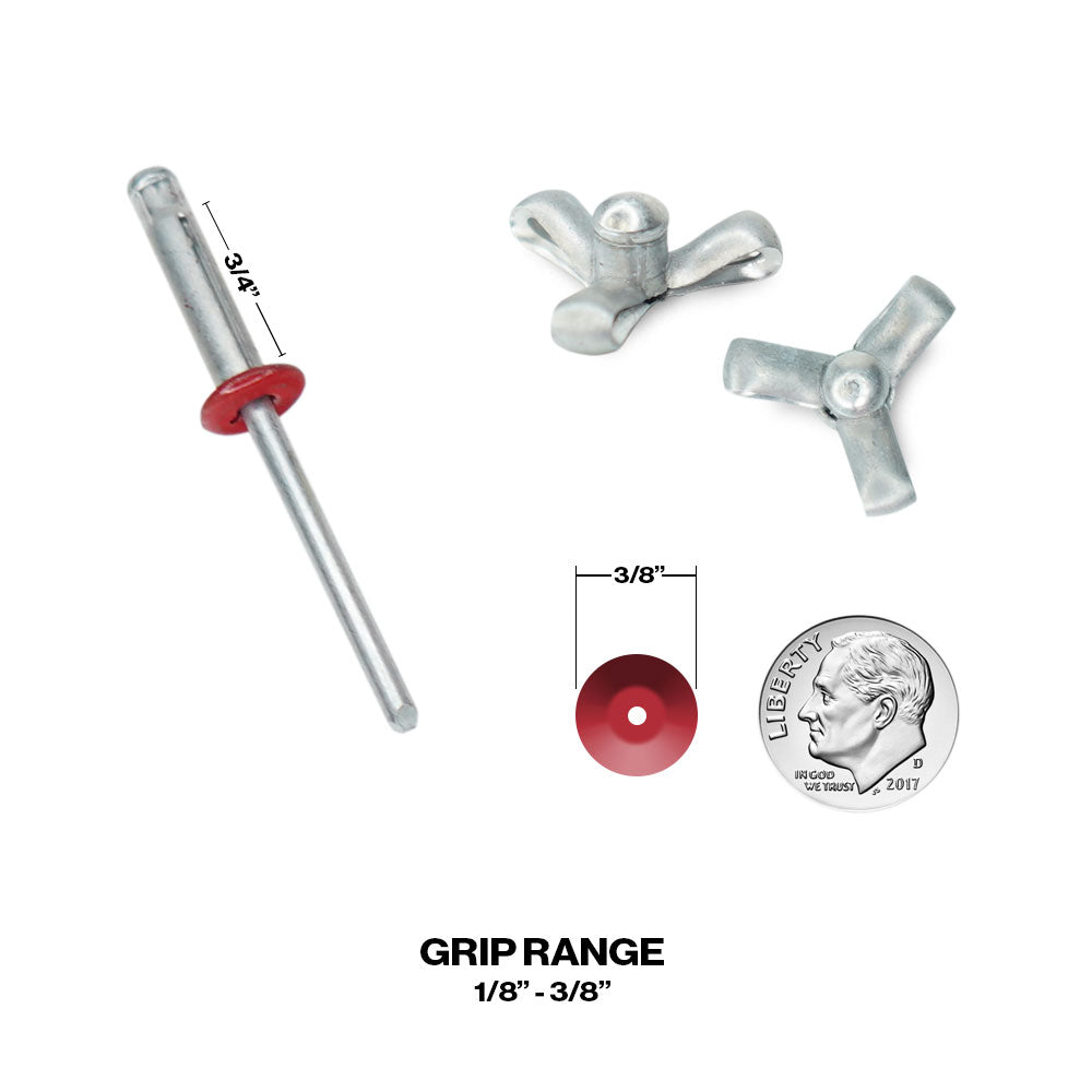 Exploding Small Head Aluminum Rivets 3/16 - Box Of 250