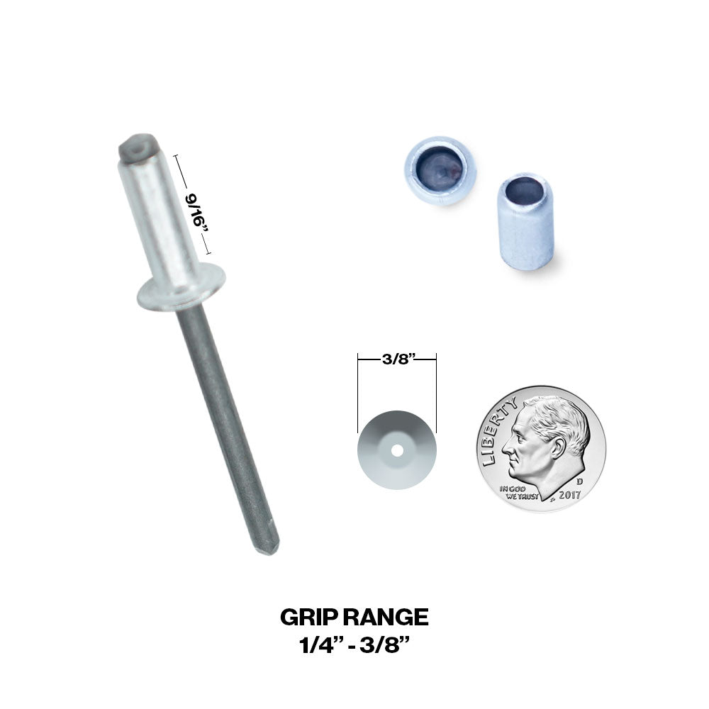 Small Head Rivets 3/16 - Box Of 250