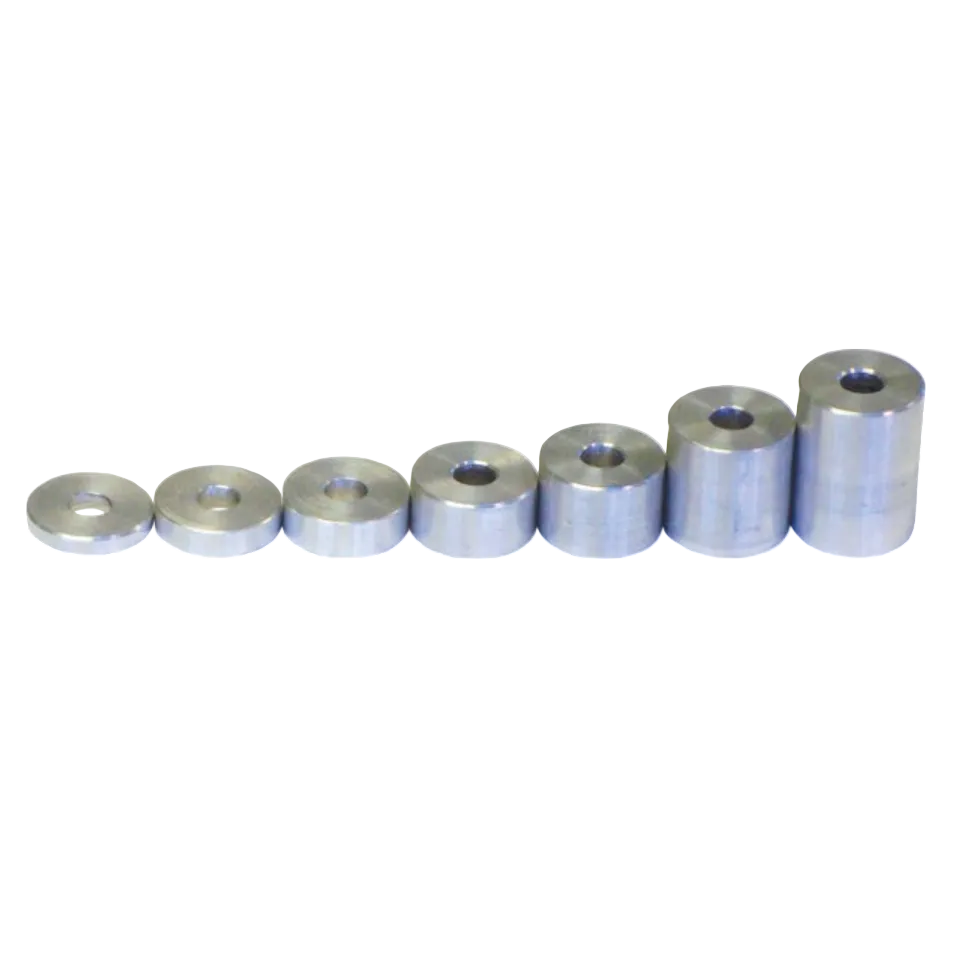 1/2 I.d. Aluminium Spacers