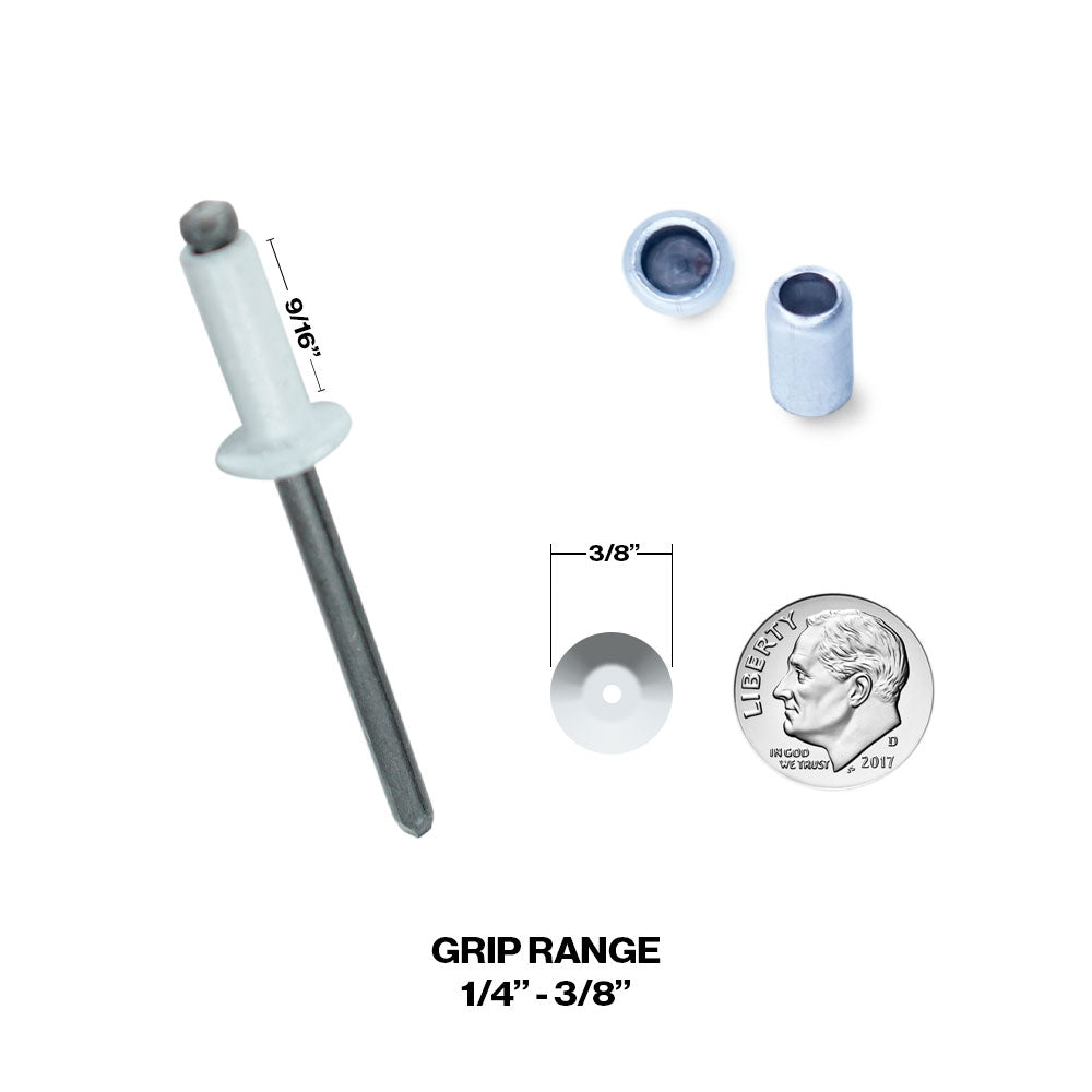 Small Head Rivets 3/16 - Box Of 250