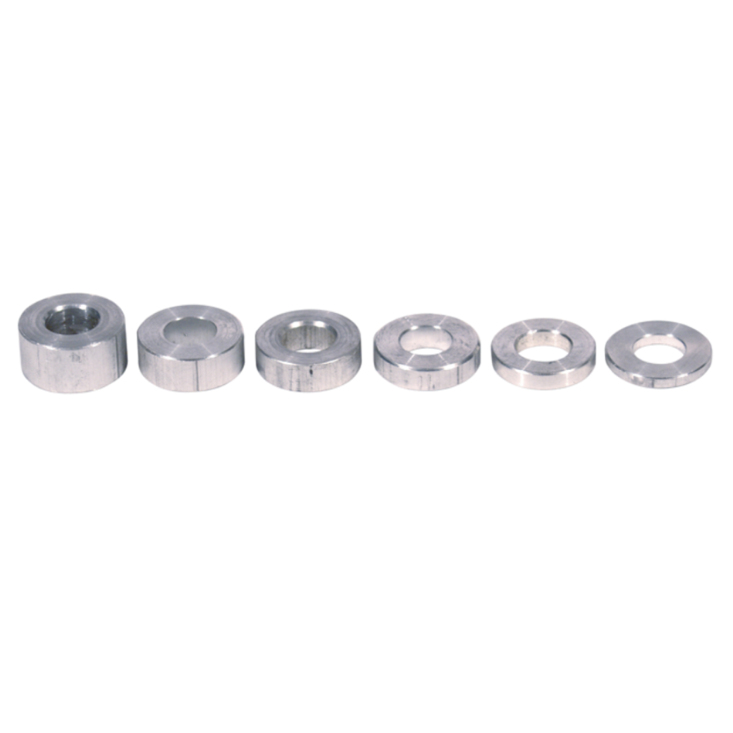 1 O.d. 1/2 I.d. Aluminium Spacers