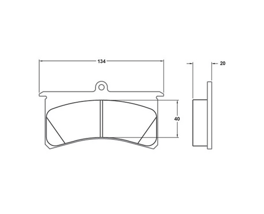 Pfc Brake Pads - 97 Compound - Wilwood Fsl