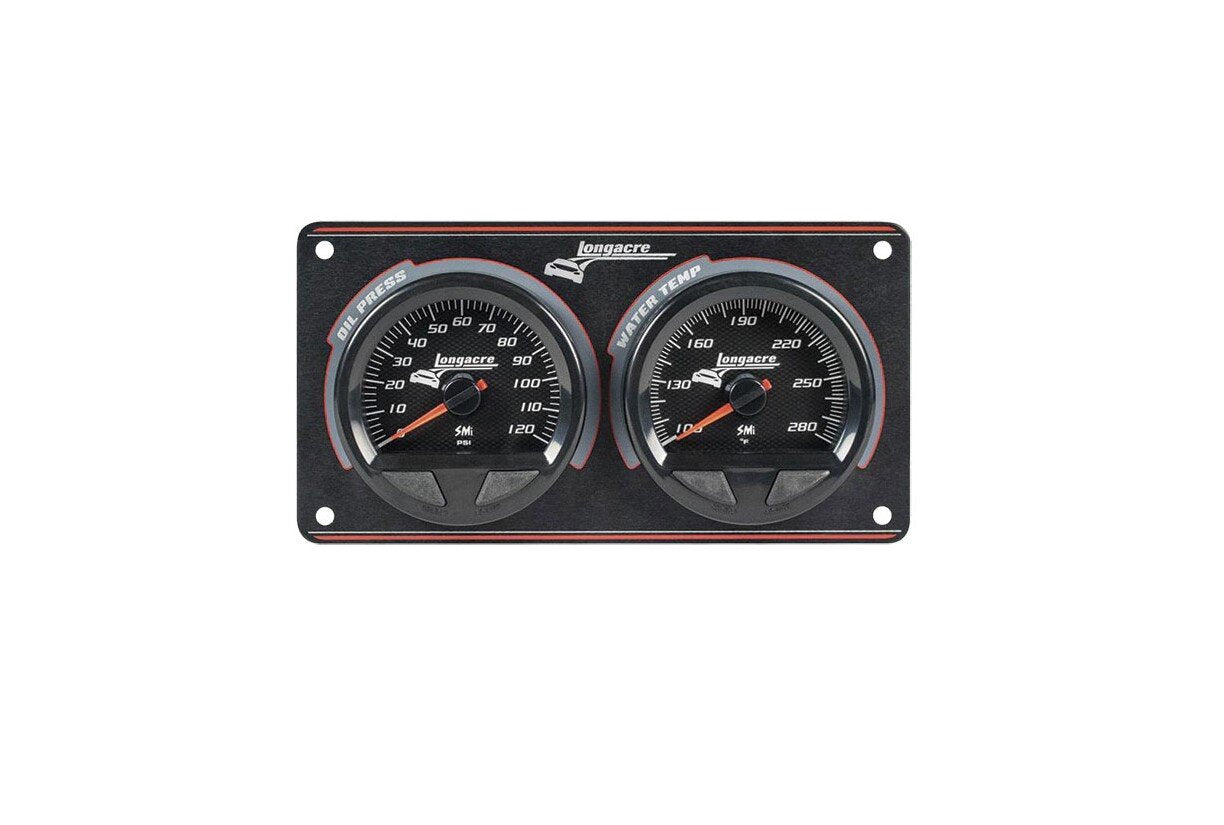 Longacre Smi Waterproof 2 Gauge Panel - Op/wt 52-44560