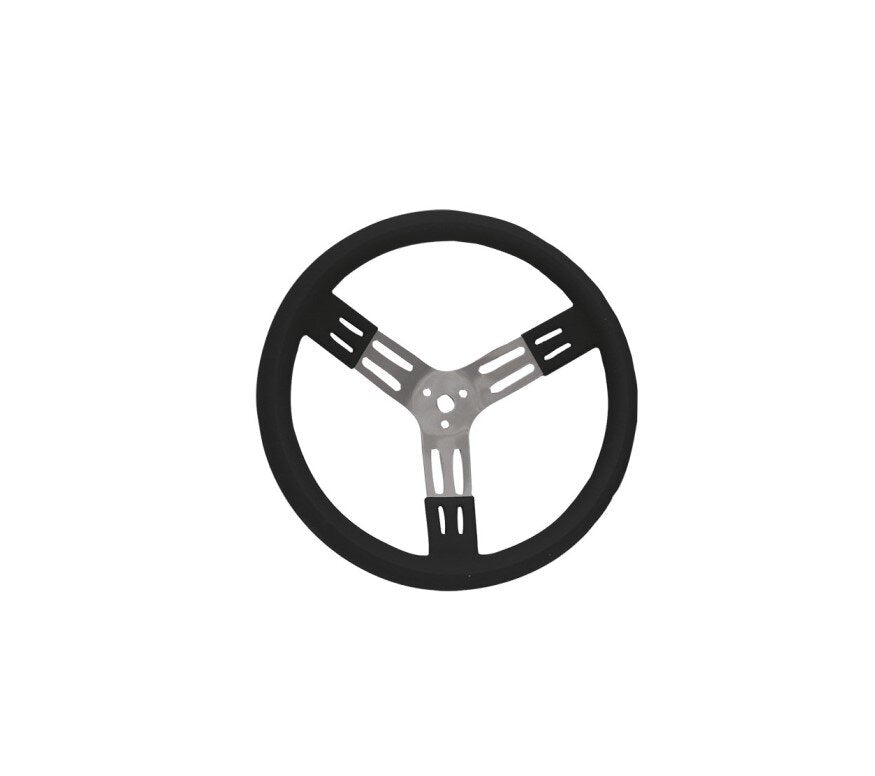 Longacre 15 Black Aluminum Steering Wheel