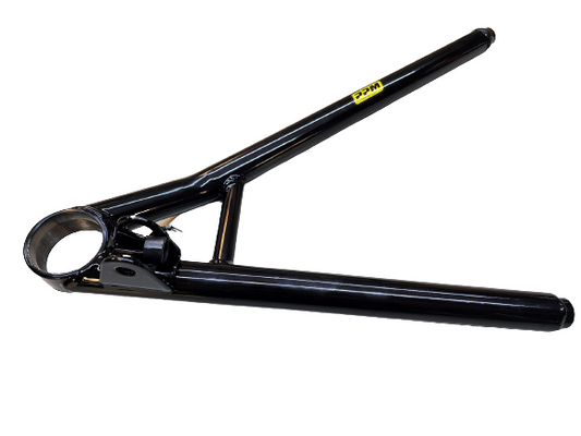 Lower Control Arm, LF,1 pc,Screw In Ball joint, Longhorn , 17-5/8 in, Powercoated Black, Steel, 3/4 RH