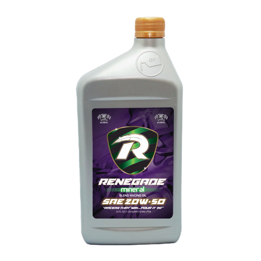 Renegade Mineral Racing Oil - 20w50