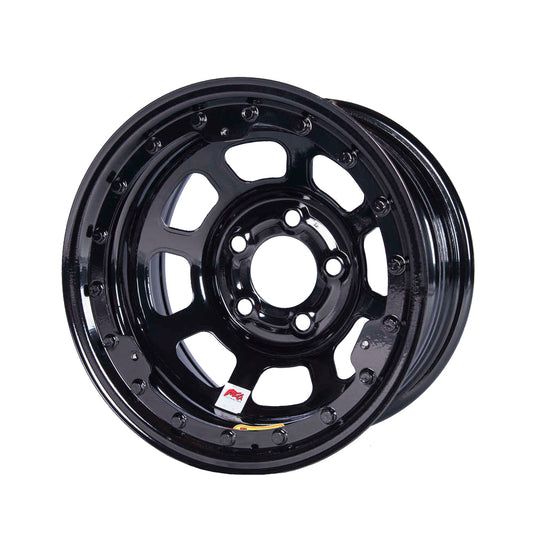Bassett Beadlock D-hole 15x8 2 inch Back Space 5 x 5 Bolt Pattern