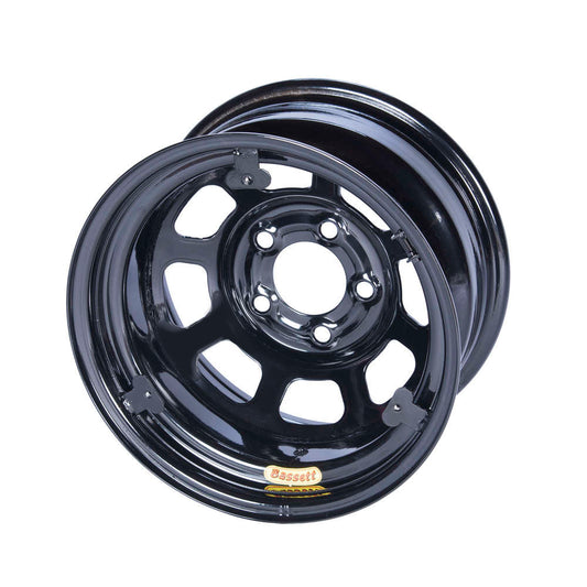 Bassett Dhole Wheel 15x8 2 inch Backspace 5 x 5 Bolt Pattern with Mud Cover Tabs