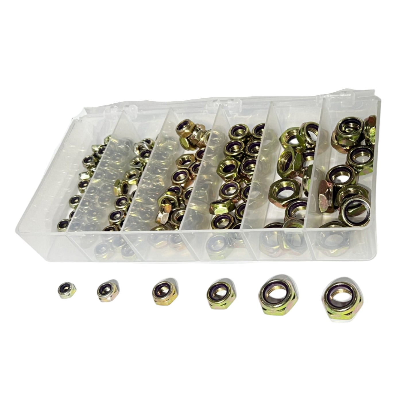 Stainless Steel Lock Nut Kit - Gold