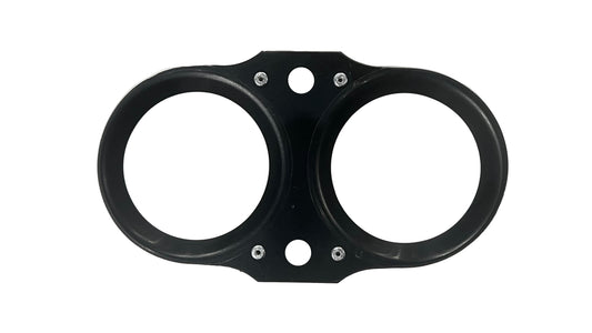 Countersunk Black Gauge Panel