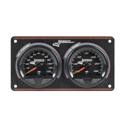 Longacre SMi Waterproof 2 Gauge Panel - OP/WT