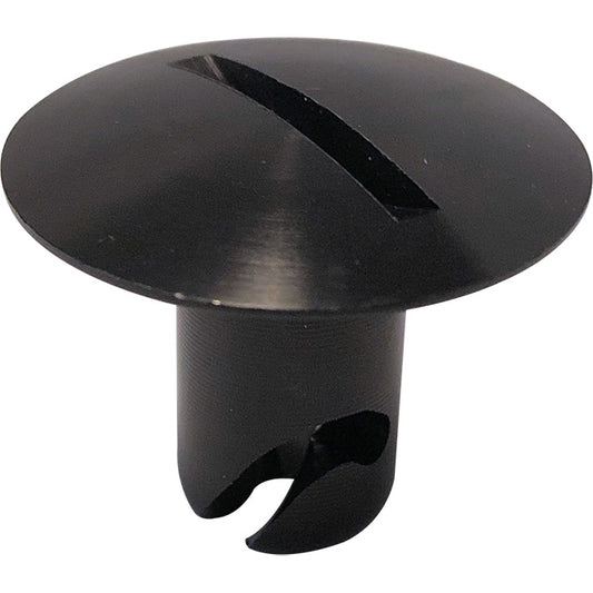 Dzus 7/16in Aluminium Large Oval Head - Black