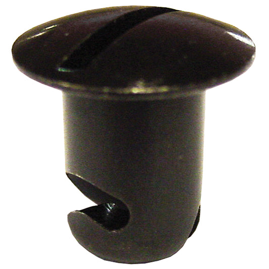 Dzus 7/16in Aluminium Small Oval Head - Black