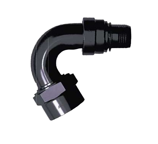-12 120deg Alum Swivel - Black