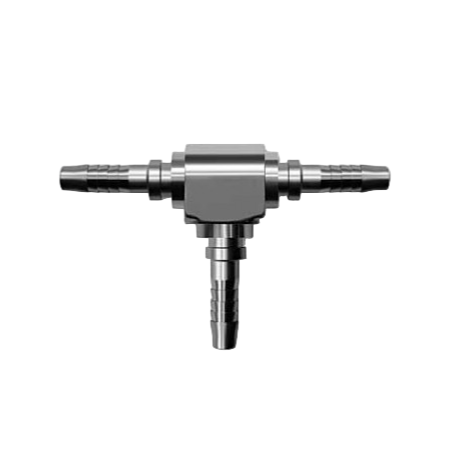 -2 Crimped Tee Piece Stainless Steel
