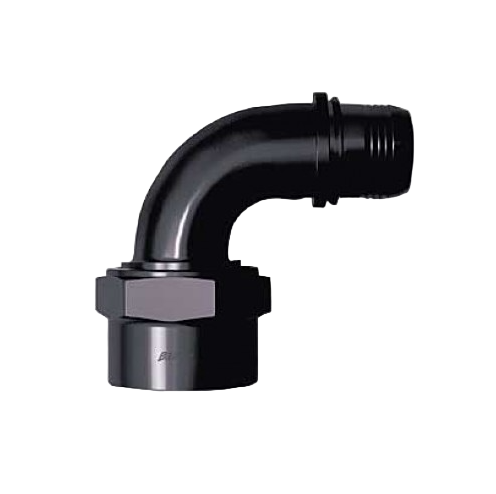 -10 90deg Alum - Black