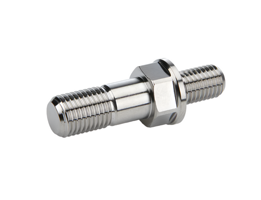 Wing Cylinder Stud, 5/16-24 and 3/8-24 in Thread, 1.640 in Long, Titanium