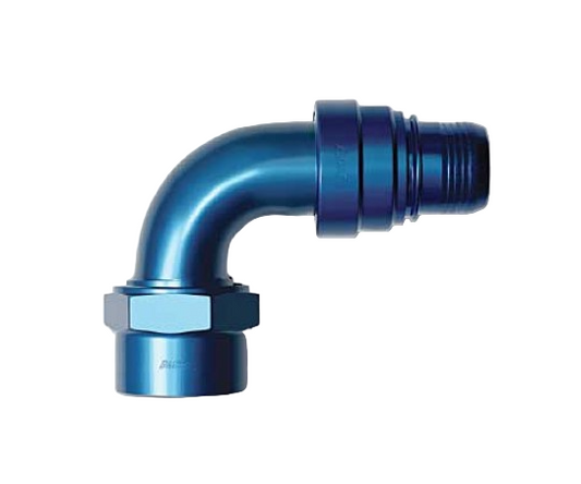 -10 90deg Alum Double Swivel