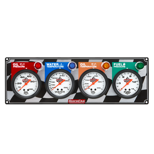 Quickcar 4 Gauge Panel - FP/OP/OT/WT