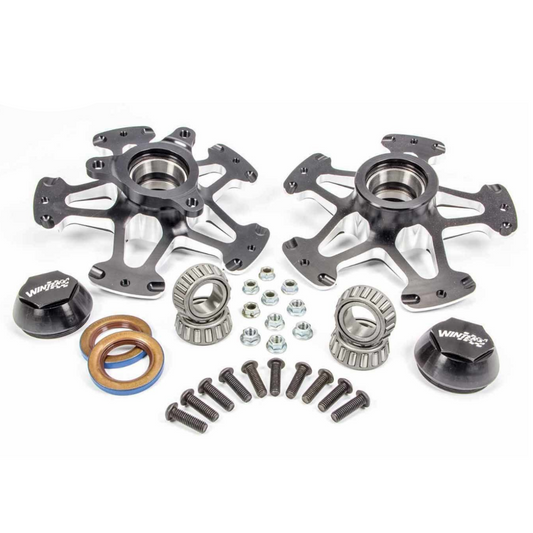 Winters Sprintcar Front Hub Kit Trackstar - Black