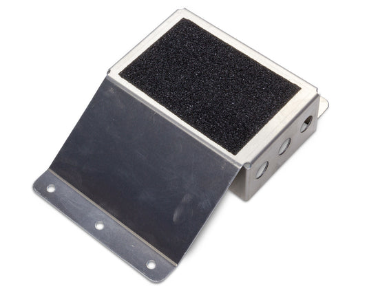 Heel Riser, 1.5 in Tall, 4.25 in Wide, Non-Skid Pad, Aluminum, Natural