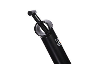 Wing Post, Top, 12 in Long, Chromoly, Black Powder Coat, Sprint Car, Each