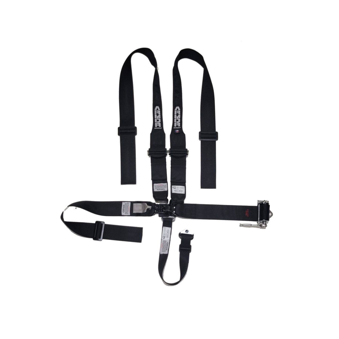 Ratcheting Lap Harness System With Hans Shoulders