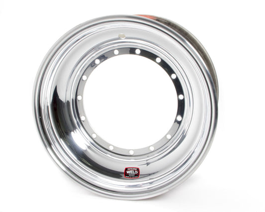 Weld Sprintcar Wheel Direct Mount 15 x 8 in, 3.000 in Backspace, 5 x 9.75 in Bolt Pattern,
