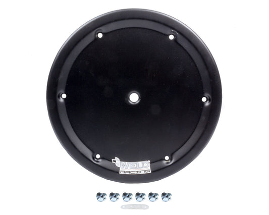 6 Pin Weld Wheel Cover Black