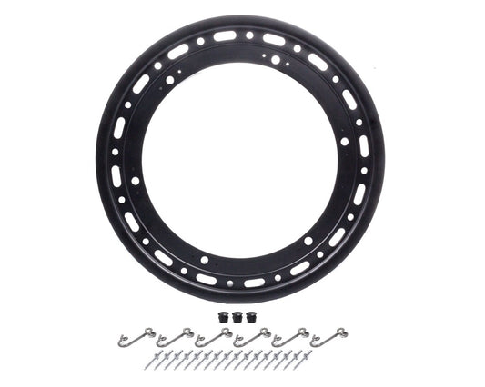Weld Bolt-On Black Beadlock Ring for 6-Hole Wheel Cover