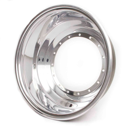 Wheel Shell, Inner, 15 x 5.63 in, 5 in Offset, Aluminum, Polished, Each